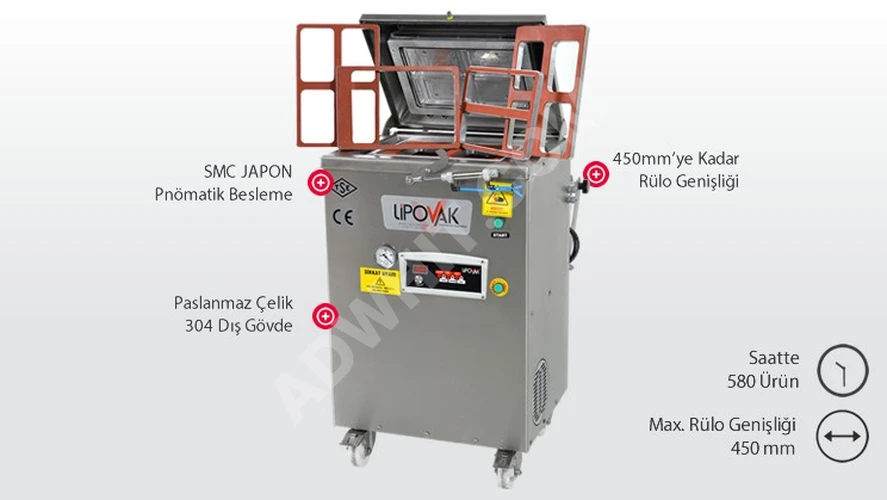 KV 600 MAP Skin Pack Kase Kapatma Makinası / Packaging Machinery