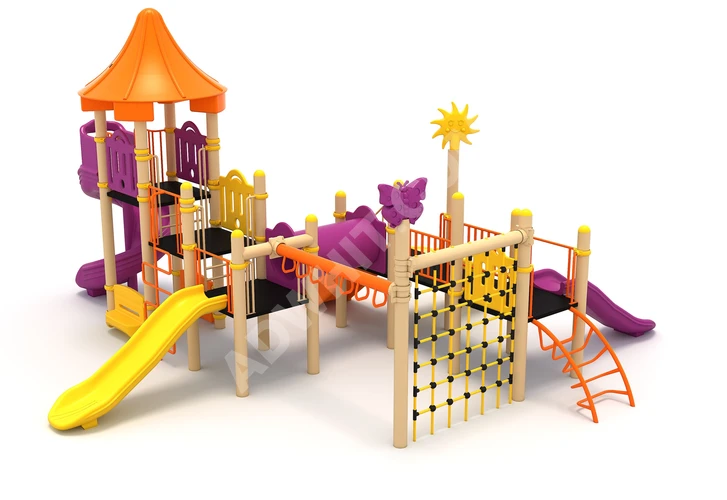 Metod Park'ın bahçe ekipmanları üretimi için dış mekan çocuk oyunları