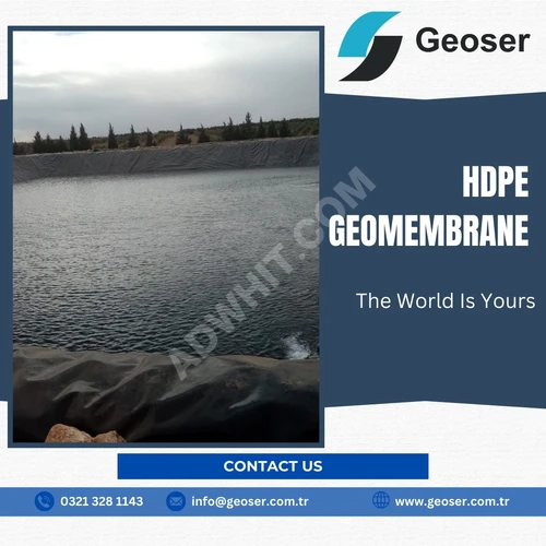 Yüksek Yoğunluklu Polietilen Geomembrane