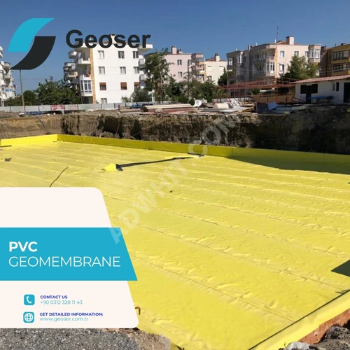 PVC GEOMEMBRANE su yalıtımı için kaplama membranı