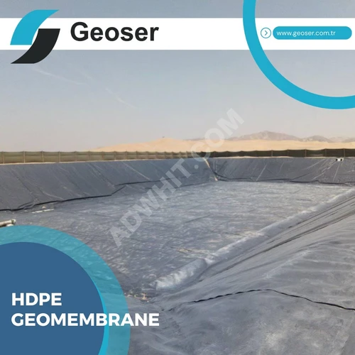 HDPE GEOMEMBRANE Yüksek Yoğunluklu Polietilen