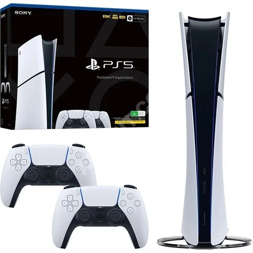 Dijital PS5 Slim cihazı,digital sürümü, 2 joystick ile birlikte, 1 yıl garantili