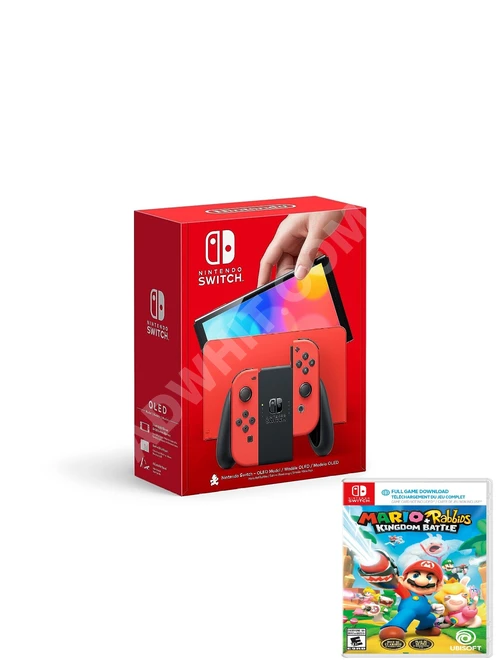 Nintendo Switch OLED 64 GB + Nintendo Mario Oyunları