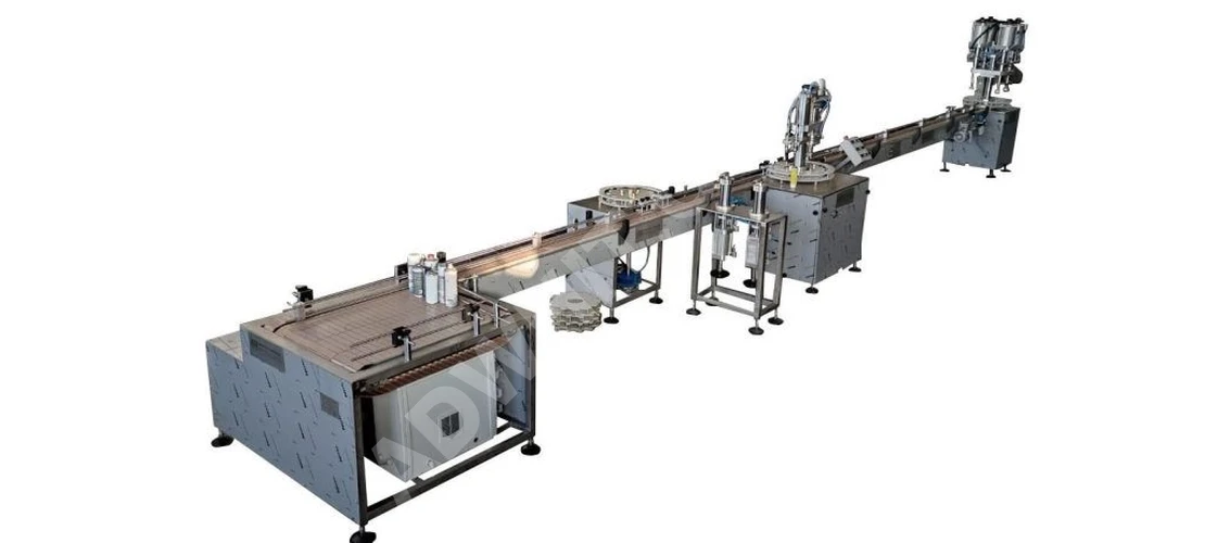 4 Üniteli Tam Otomatik Aerosol Dolum Makinası