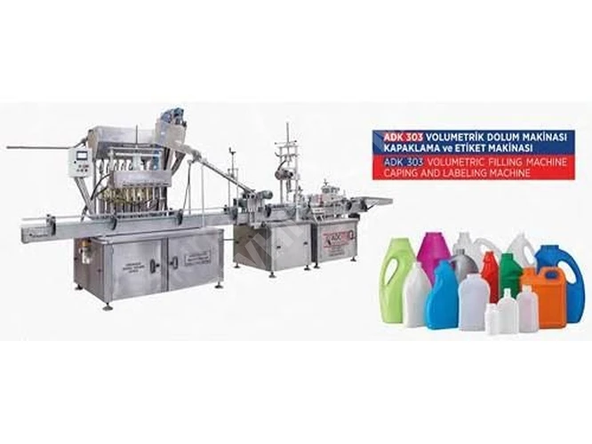 330-1000 cc Sıvı Deterjan Otomatik Sıvı Dolum Makinası