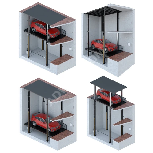 3200 Kg Hidrolik Katlı Otopark Araç Asansörü