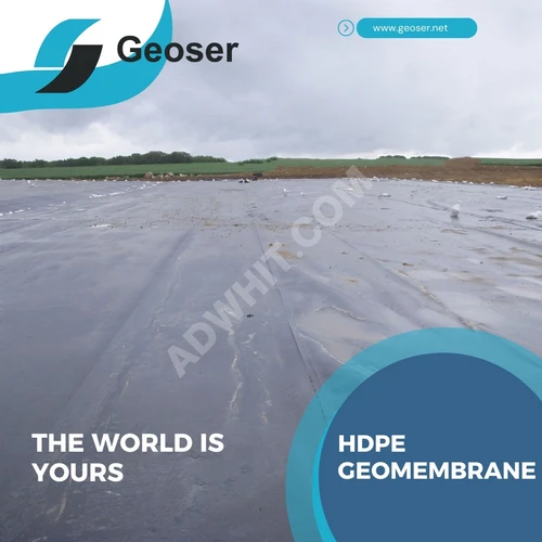 HDPE GEOMEMBRANE  Yüksek Yoğunluklu Polietilen Su Havuzlar İzolasyonu