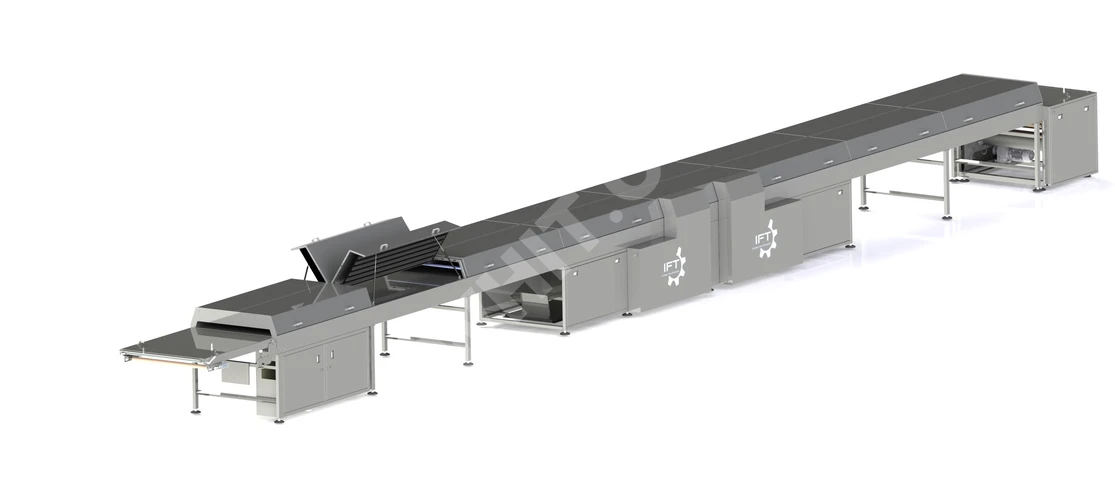 1400 mm Çikolata Soğutma Tüneli