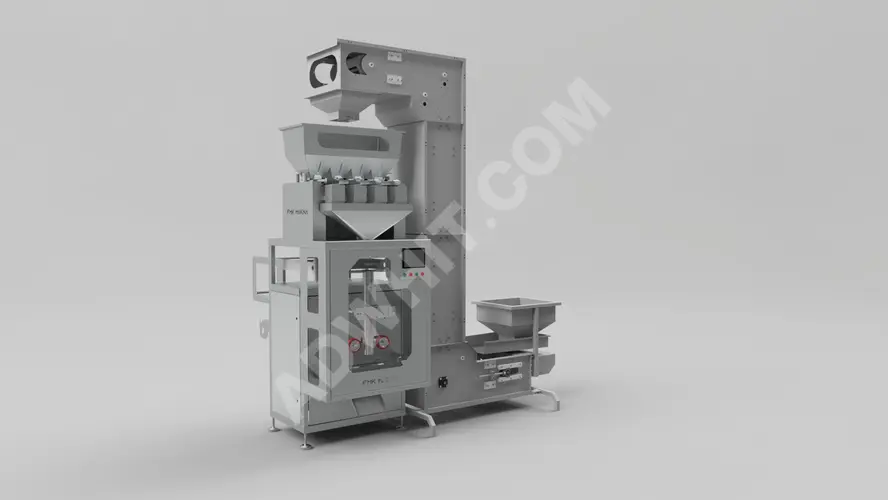 4 Terazili Elevatörlü Dikey Paketleme Makinası