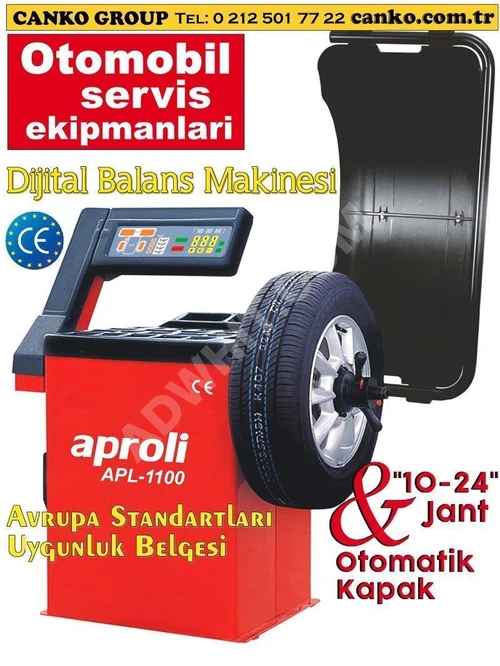 Dijital Ekranlı Lastik Balans Makinası