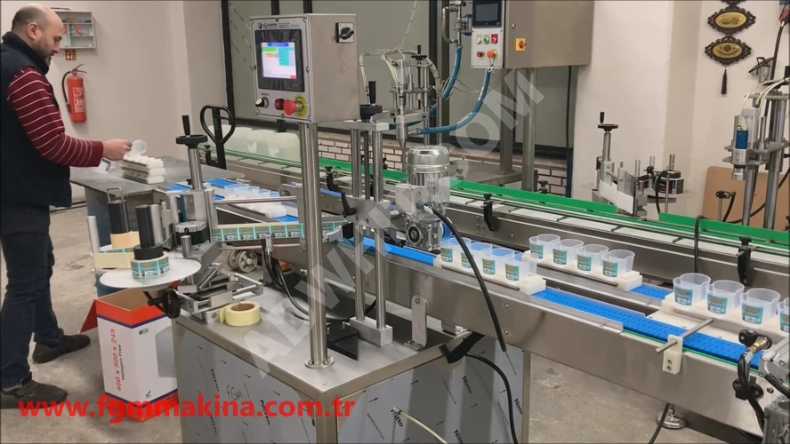 10-160 mm Ürüne Özel Etiket Yapıştırma Makinası