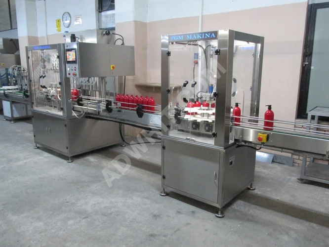 100 ML -1000 ML Servo Sıvı Dolum Ve Kapatma Makinası
