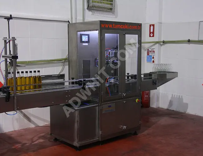 6 Dolum Ağızlı Pet Şişe Dolum Makinası