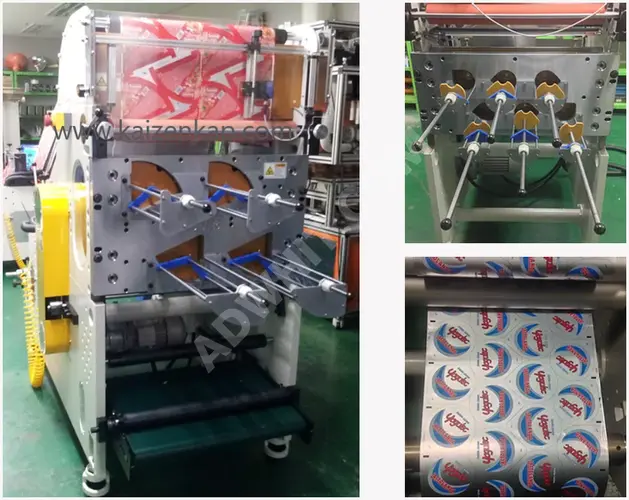 Otomatik Alüminyum Ayran Bardağı Kapak Kesim Makinesi