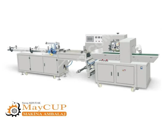 2.8 Kw Kağıt Karton Bardak Paketleme Makinası