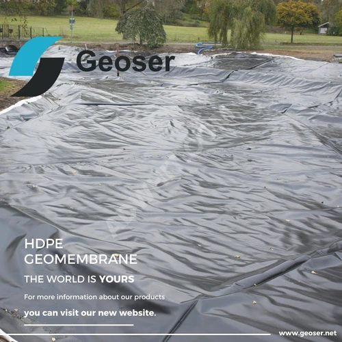 HDPE GEOMEMBRANE Yüksek Yoğunluklu Polietilen
