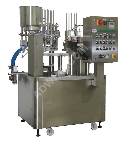 6000 Adet / Saat Rotary Dondurma Dolum Makinesi