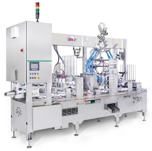 15000 Adet / Saat Lineer Dondurma Kase Dolum Makinesi