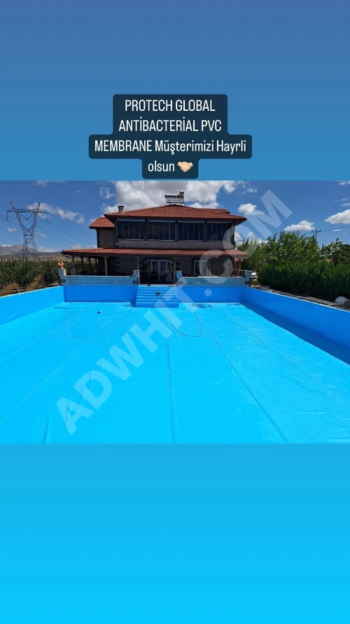 Antibakteriyel pvc membran