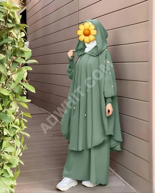 Kadın Bol Paçalı Tesettür Takımı