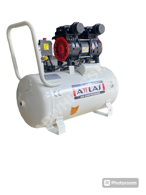 50 LİTRE 1.5 HP KOMPRESÖR SESSİZ VE YAĞSIZ