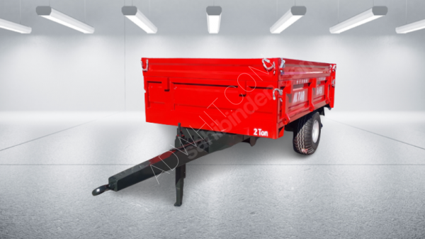 2 ton trailer with double wheels (duplex)