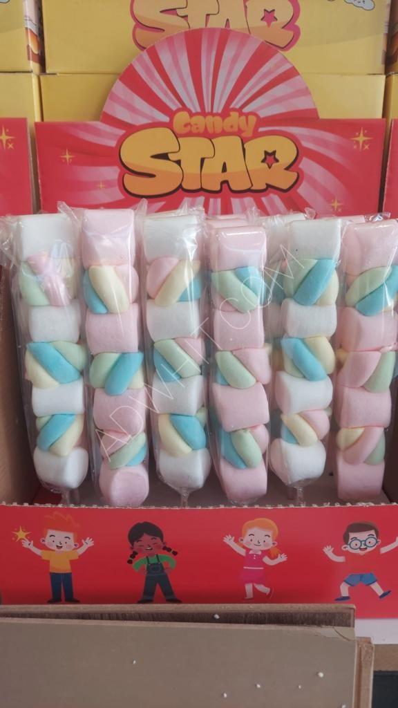 Candy Star Marshmallow Lollipop