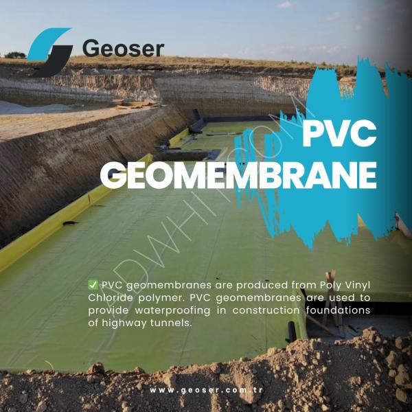 PVC geomembrane lining membrane for water insulation