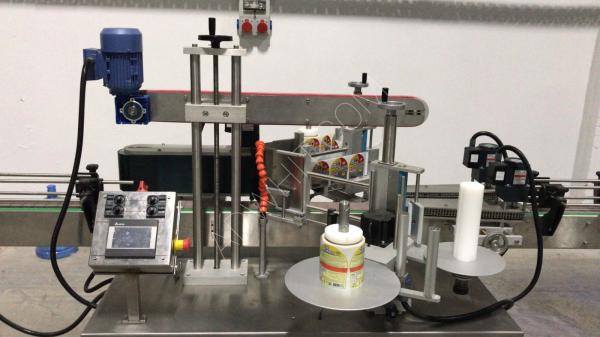 İki Yönlü Yuvarlak Şişe Etiketleme Makinası
