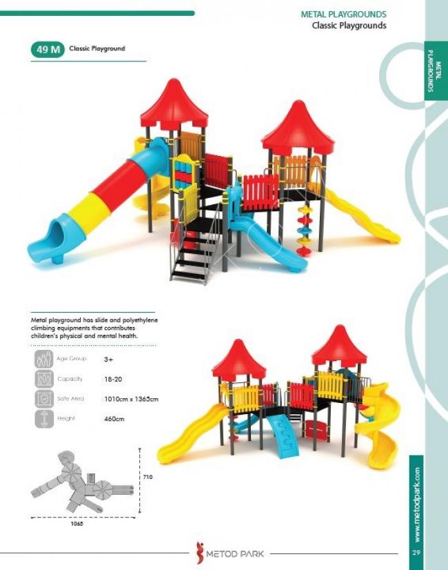 Outdoor children's games made in Turkey, 5 years guarantee after installation