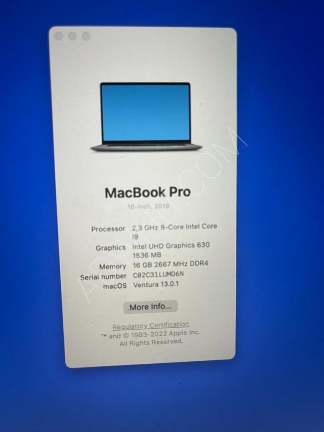 Mac book pro laptop