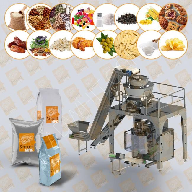 packing machine for granules and solids (in bags)
