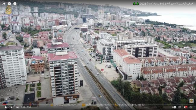 Yeni 2023 Trabzon Yomra'da 3+1 satılık daire