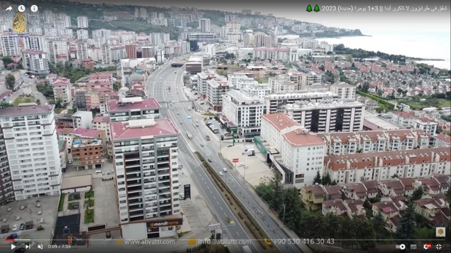 Apartment in Trabzon for sale 3+1 in Yomra (new) 2023