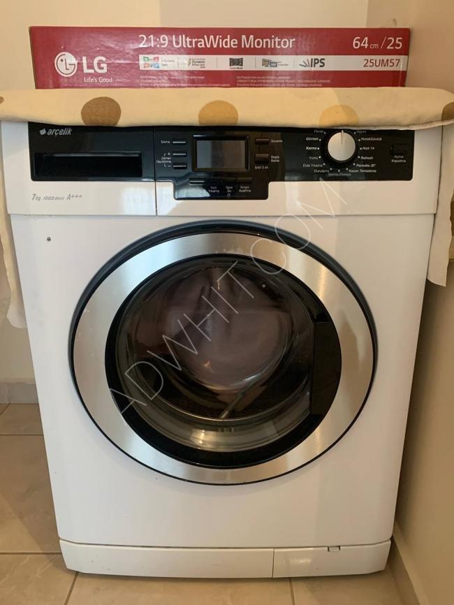 Used 7 kg washing machine (Arçelik) in excellent condition for sale