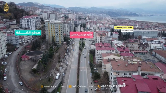 4+1 apartment in Trabzon on the main street