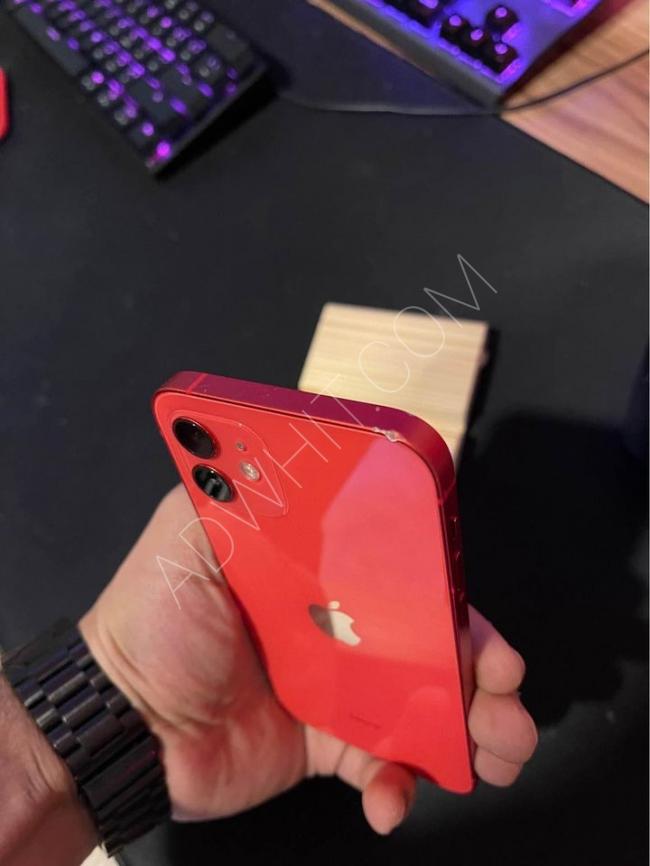 ايفون 12 ذاكرة 64GB لون احمر