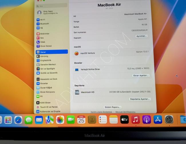 MacBook Air M1/16GB/256GB