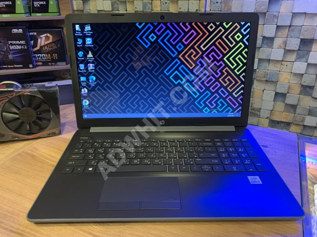 Used HP laptop, 10th generation, Arabic keyboard