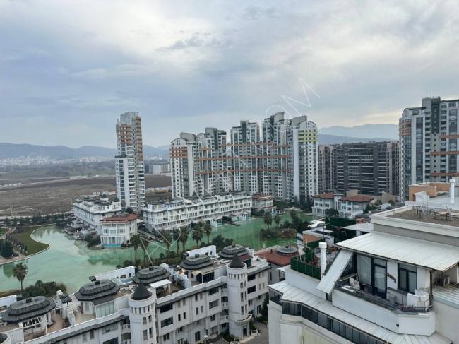 Furnished apartment 2 + 1 for sale in the largest complex with a panoramic view in Bursa, Turkey