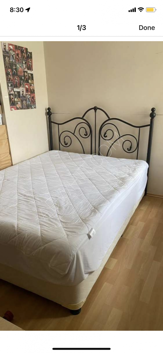 Double bed - in very good condition - istikbal
