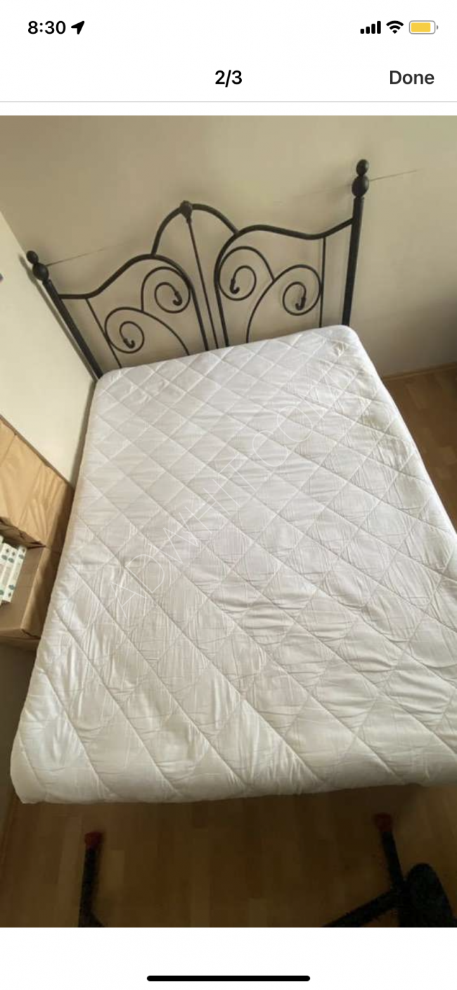 Double bed - in very good condition - istikbal