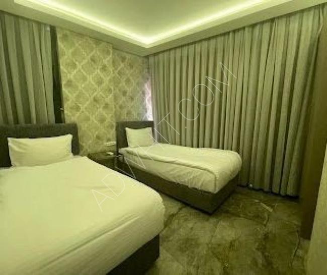 Hotel apartments for rent in Bursa, at the Marka Mall, 2 + 1, Super Lux