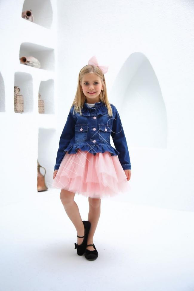 Wholesale children's clothing made in Turkey. Girls' set for Eid, high quality