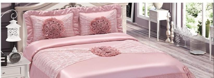 Kaliteli gelinlik yatak örtüsü Estima markası