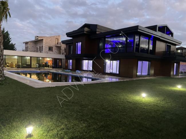New super lux villa 10 + 3 for sale in Istanbul, Turkey