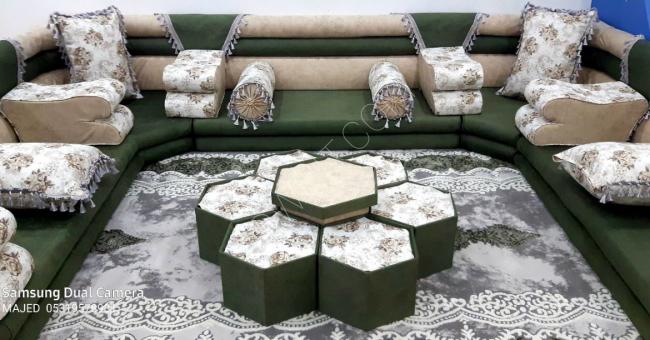 Arabic Sofa set and Curtains