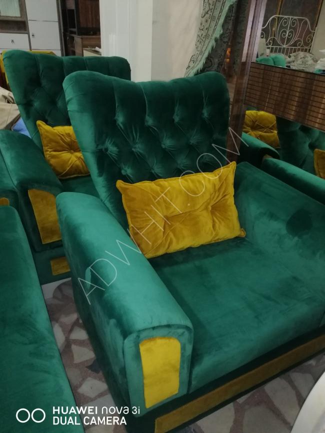 Sofa set for sale contains 3+3+1+1 in an excellent price