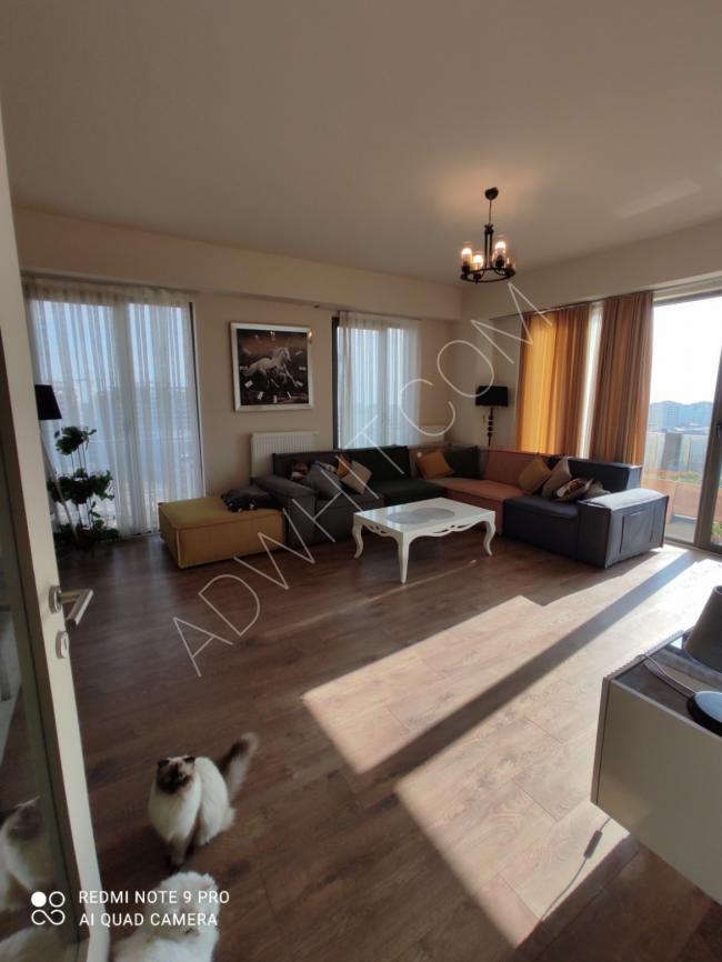 Spacious apartment with terrace for sale in Istanbul Beylikduzu, Demir Country complex
