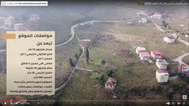 Land for sale in Trabzon || In the heart of nature 2023
